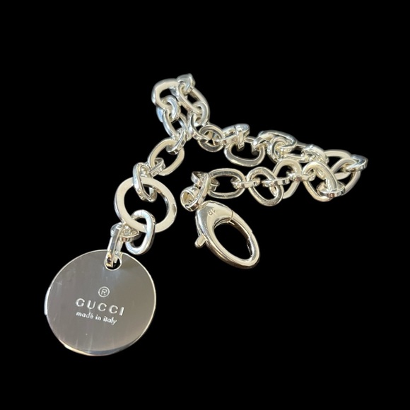 Gucci Sterling Silver Trademark Chain Bracelet - Picture 3 of 6